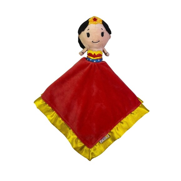 Wonder Woman Baby Security Blanket Plush DC Comics Lovey By Hallmark Itty Bittys - Picture 2 of 12